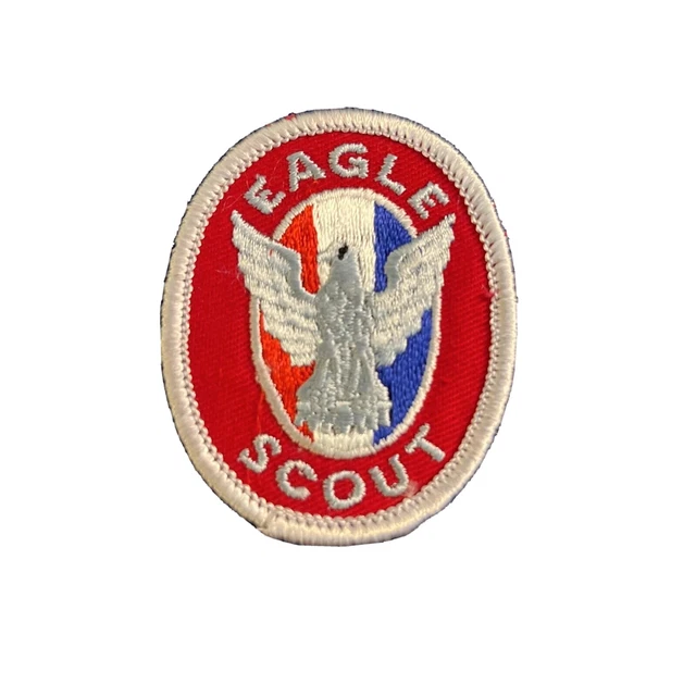 VINTAGE EAGLE SCOUT Rank Patch 1970’s Plastic Back BSPR10.2 65.00