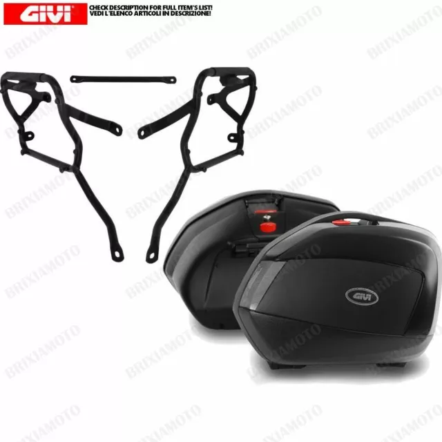 Set GIVI Frames + Side Sacs V35NT For Honda CBF 500 (04>12)