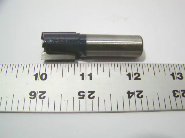 (1) NEW  5/8" D Mortising Carbide Tipped Router Bit 1/2" Shank 2 Flute zd