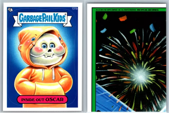 2013 Topps Garbage Pail Kids BNS3 Brand New Series 3 GPK Inside Out Oscar 131b