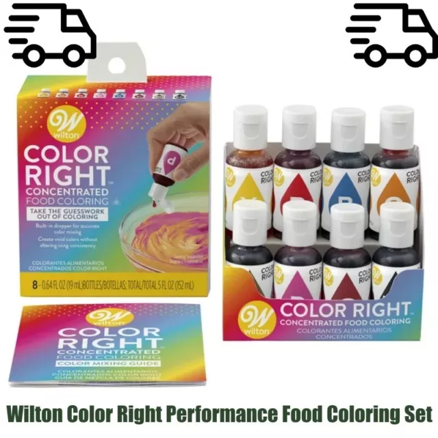 Wilton Color Right Performance Food Coloring Set