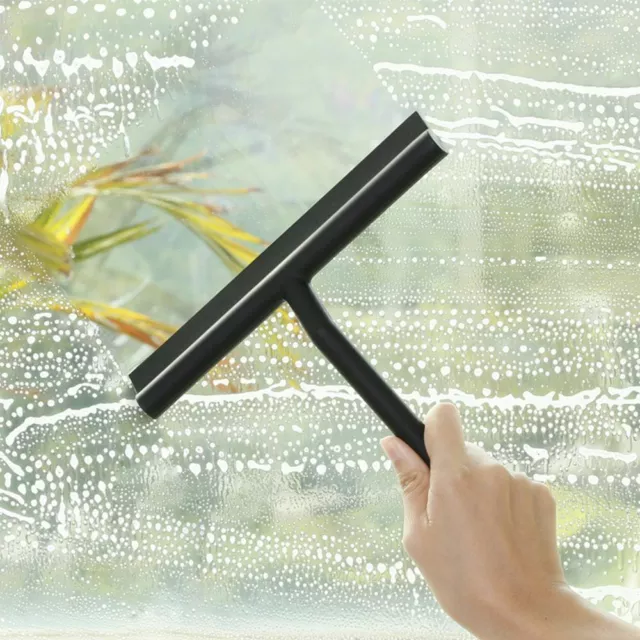 Shower Squeegee Glass Wiper Scraper Shower Cleaner With Silicone Holder 3