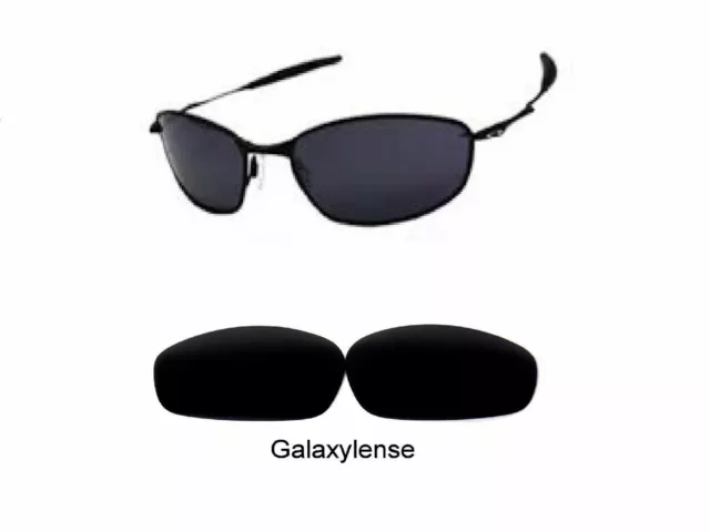 Galaxy Rechange Lentilles Pour Oakley Whisker Soleil Noir Iridium Polarisé