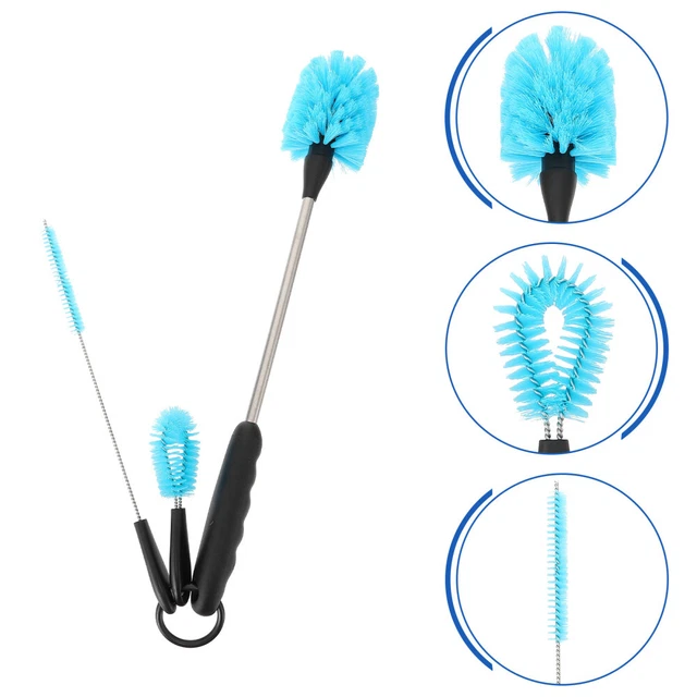 3 Pcs Lave-bouteille Brosse De Nettoyage Brosse Nettoyant Tube