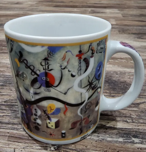Cafe Arts Mug B. Wild  - Artist Joan Miro Coffee tea cup abstract surrealism