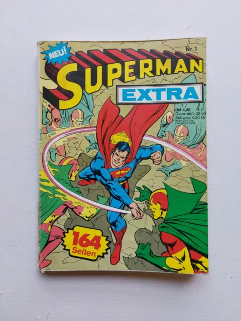 Ehapa Comic - Superman EXTRA Taschenbuch Nr. 1 - mit Sammelecke / Zustand Z2