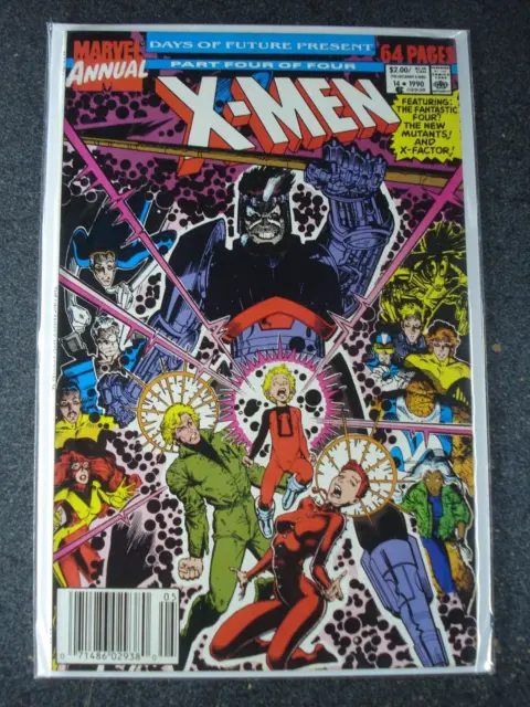 THE UNCANNY X-MEN ANNUAL #14 Marvel Comics 1990 Newsstand 1st Appearance GAMBIT