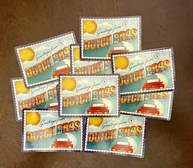 DUTCH BROS STICKER Drop July 2023 4.00 PicClick
