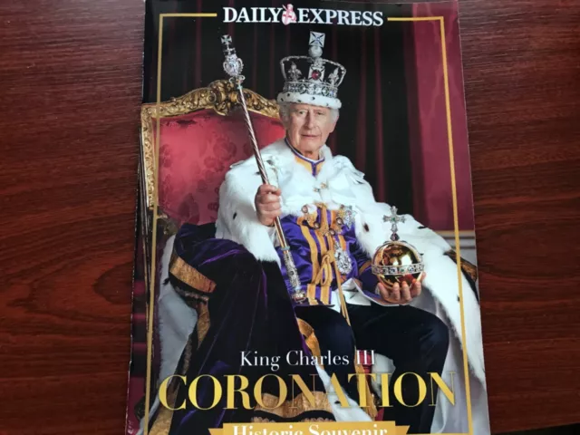 Daily Express King Charles III Coronation Historic Souvenir Magazine