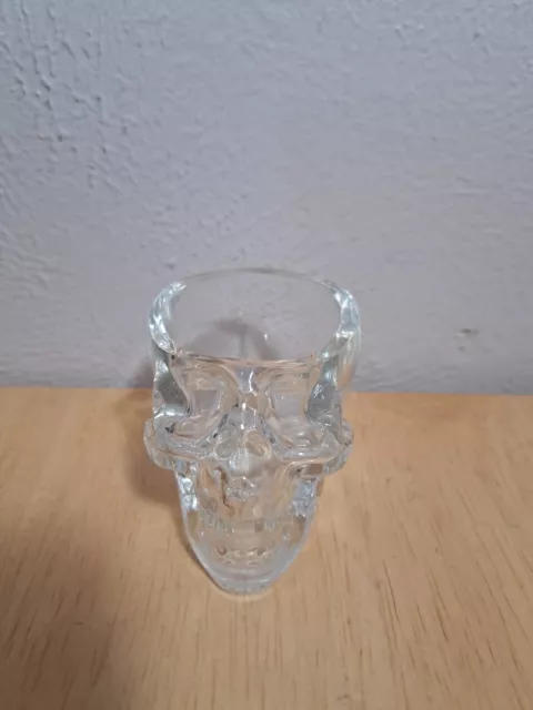 Crystal Skull Head Vodka Shot Glass