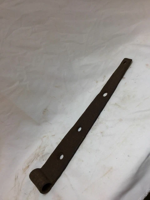Antique Hand Forged Barn Hinge Strap Buckle 13" Wrought Iron 2