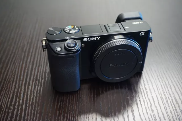 MINT Sony Alpha A6000 24.3MP Digital Camera - Black Body - Shutter Count is 221