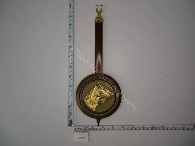 Unique Brass Pendulum With Horse Heads For German Regulator Clock Junghans