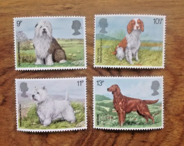 GB QEII 1978 'DOGS'  SET SG1075-1078,  MNH.  Free UK Postage