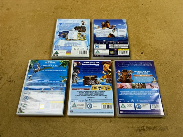 Ice Age Set ICE AGE: MOVIE Collection (Set Of 5 DVDs) 3 £12.00 - PicClick UK