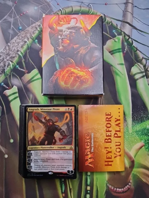 Magic The Gathering Rivals Of Ixalan Angrath Minotaur Pirate Planeswalker Deck