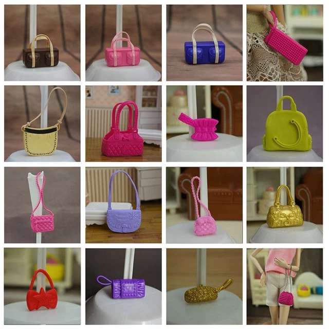 Accessories Fashion Purse Dolls Handbag Lady Plastic Bag 1/6 Doll Accessories