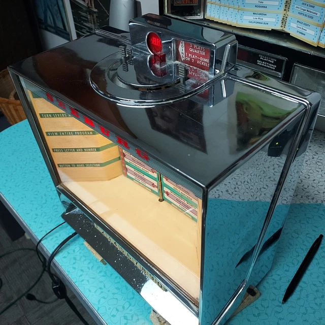 VINTAGE SEEBURG 3W100 Jukebox Wallbox MP3 Conversion - man cave £591.14 ...