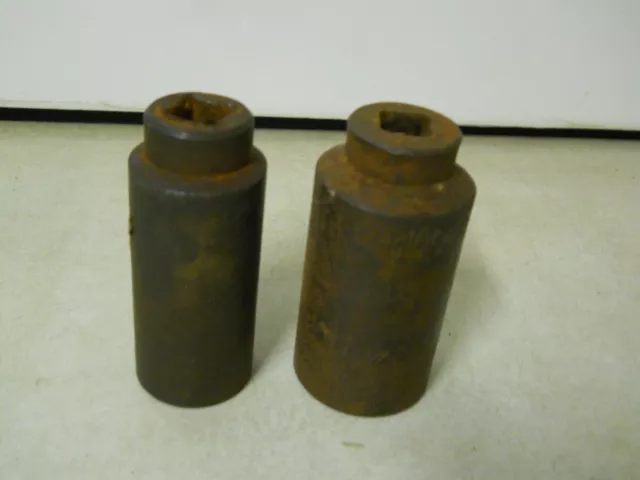 x2 MAC Tools Deep Well 6 Point Sockets 1/2" Drive 1" VDP326 & 1-1/4" VDP406