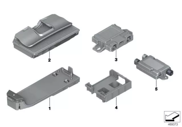 Original BMW 84109355549 - USB Hub 7er 3