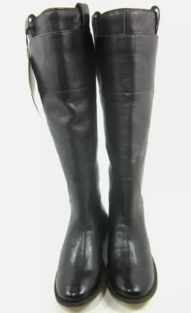Frye, paige tall riding calf boots, black womens us size 5.5
