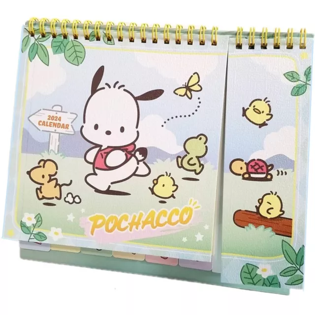 20242025 SANRIO POCHACCO Dog Desk Top Calendar Schedule Planner with