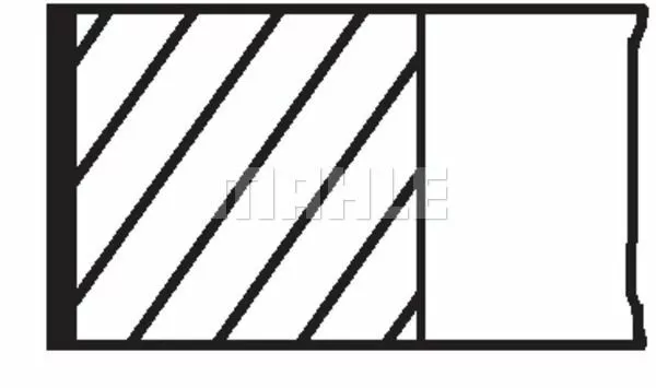 Mahle Original (013 58 N1) Kolbenringsatz für FORD