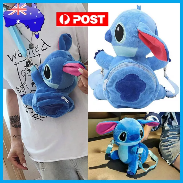 Cartoon Lilo & Stitch Stitch Doll Plush Toy Kawaii Doll 32cm Blue