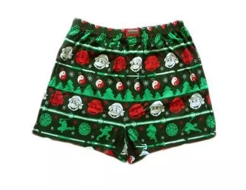 Teenage Mutant Ninja Turtles Boxers Underwear Shorts Christmas Leonardo Michael
