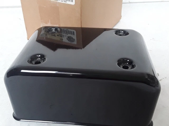 HARLEY '91-98 DYNA FXD FXR ELECTRICAL PANEL LEFT COVER. Take Off. Mint. Black