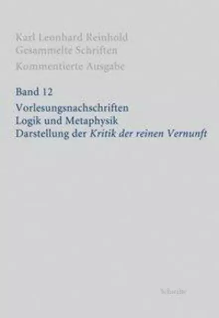 Vorlesungsnachschriften | Karl Leonhard Reinhold | Deutsch | Buch | LXI | 2015