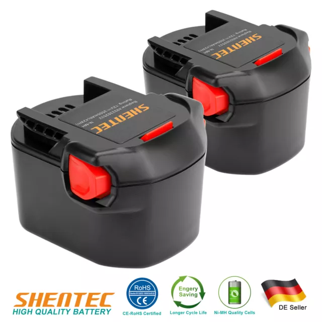 2X 3500mAh 12V Ni-MH Akku Für AEG B1215R B1220R BS12G B1214G M1230R 4932352532