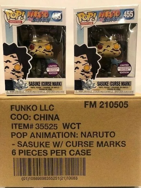 Funko Pop! Animation Sasuke (Curse Mark) #455 Naruto Shippuden Exclusive