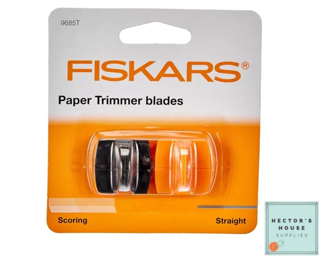 Fiskars Replacement Blades Straight & Scoring Blade for Paper Trimmer Fiskars Replacement Blades Straight & Scoring Blade for Paper Trimmer