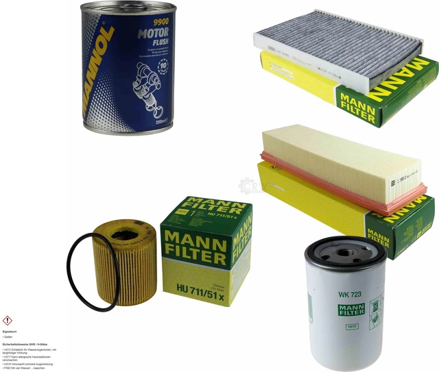MANN-FILTER Inspektionspaket Filterset Für Mercedes-Benz B-Klasse A-Klasse