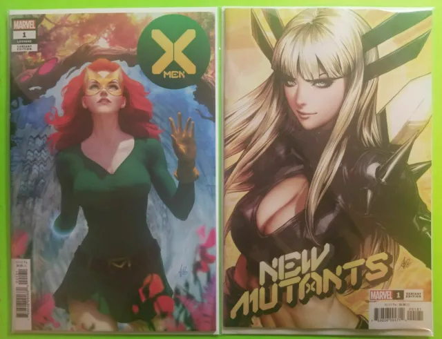 Dawn of X  X-Men #1 & New Mutants #1 Artgerm Variant Set  Marvel 2019 DX Hickman