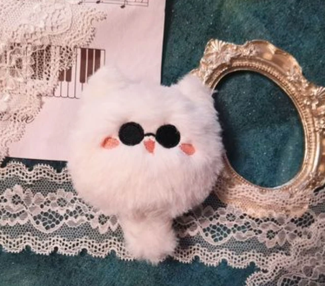 FANTASTICO Ciondolo Peluche Anime Gojo Satoru Gatto Vacanze regalo accessori portachiavi