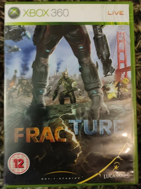 Fracture Microsoft Xbox 360 Complete with manual PAL UK FREE DELIVERY