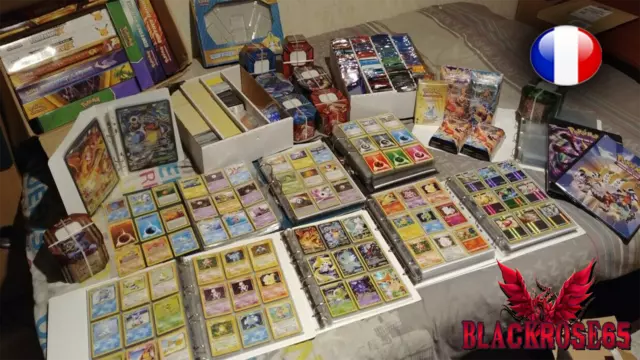 ⭐️ Pokemon Lot 500 Cartes NEUVES FRANCAISES + CADEAUX RARES et/ou BRILLANTE FR ⭐