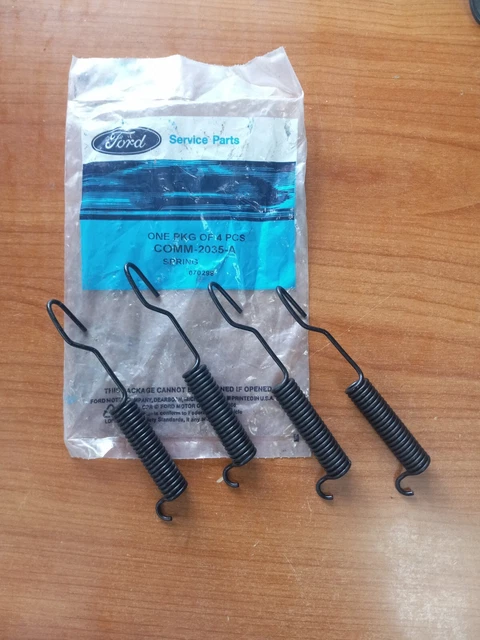 1961 FORD BRAKESHOE Retractor Springs 4x -79 BRONCO F Series Tbird C0MM ...