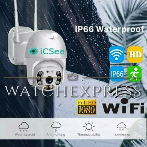 Telecamera Wireless Videosorveglianza Telecamera PTZ Wi-Fi Esterna 2024 - Videosorveglianza Full HD, App ICSEE, Zoom, Notturna Armadio Portascope Da Esterno - Foto 7