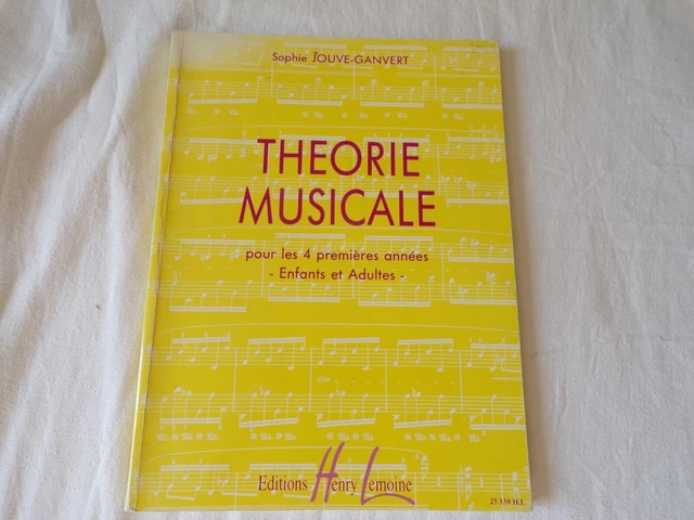 Super Affaire Theorie Musicale Pour Les 4 Premieres Annees Henri Lemoine