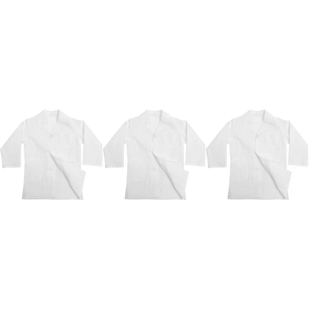 3x Reusable Premium Practical Multi-use Creative Scientist Costume for Party