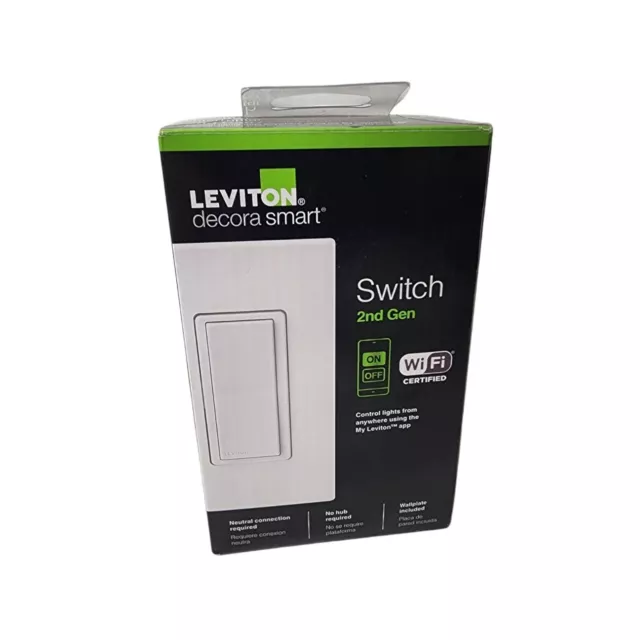Leviton Decora Smart Dimmer 2nd Gen Wall Switch D2158 - White