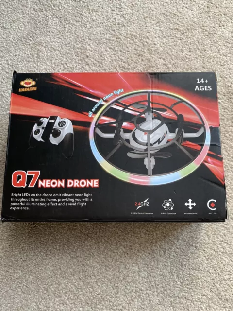 HASAKEE Q7 DRONE al neon Nuovo di zecca aperto EUR 23 41