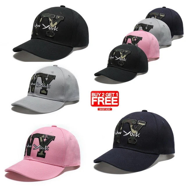 Enfants Ny Baseball Capuchons, Bébés Garçons et Filles Réglable Chapeaux 2-9 Ans