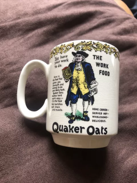 Bin 2 X Vintage Lord Nelson Quaker Oats Mug