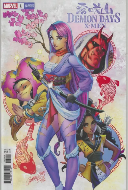 Demon Days X-Men #1 J Scott Campbell Variant 1:50 Marvel 2021 NM
