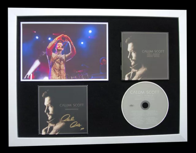 Calum Scott+Signed+Framed+Human+Reason+Dancing=100% Genuine+Express Global Ship