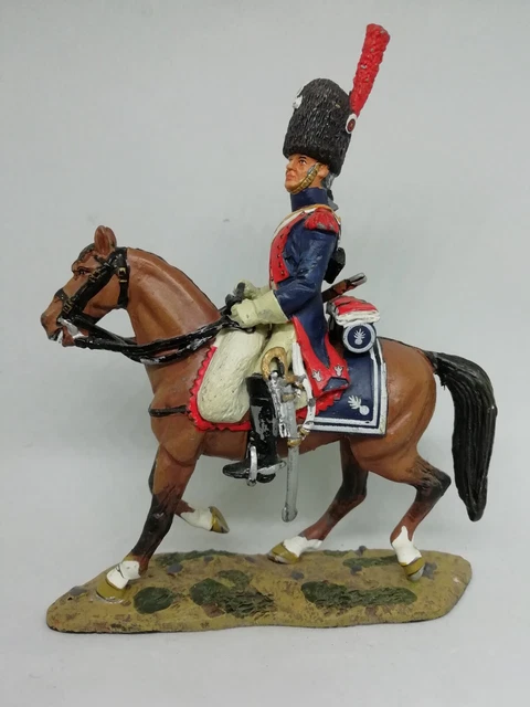 Figurine 1er Empire - Carabinier Français - 120mm En Plomb à Peindre Et Restaurer